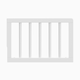 Storkcraft Universal Toddler Safety Guardrail (Dowels) - White