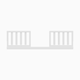 Storkcraft Universal Toddler Safety Guardrail Kit (Slats) - White