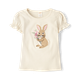 Girls Embroidered Puff Sleeve Top - Enchanted Garden