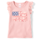 Girls Applique Embroidered Americana Top - Nantucket Charm