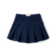 Girls Pleated Peplum Ponte Skort - Little Essentials