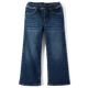 Girls Pull On Wide Leg Jeans - Little Essentials