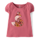 Girls Embroidered Animal Puff Sleeve Top - The Harvest Edit