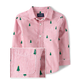 Baby And Toddler Boys Dad And Me Striped Christmas Tree Poplin Button Up Shirt