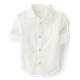 Kids Dad And Me Linen-Blend Button Up Shirt