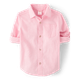 Kids Linen-Blend Button Up Shirt