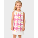 Girls Daisy Ponte Shift Dress - Spring Celebrations