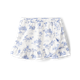 Girls Bunny Poplin Ruffle Skort - Blue Belle