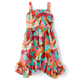 Girls Butterfly Hanky Hem Dress - Little Essentials