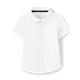 Girls Wrinkle-Resistant Ruffle Poplin Button Up Shirt - Uniform