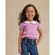 Girls Crochet Peter Pan Sweater - Magical Meadows