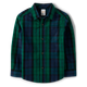 Boys Matching Family Plaid Poplin Button Up Shirt - All Dressed Up