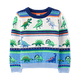 Boys Dino Fairisle Sweater - Dino Friends