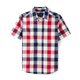 Boys Gingham Poplin Button Up Shirt