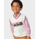 Boys Embroidered Train Sweater Vest - A Royal Christmas