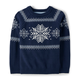 Boys Snowflake Fairisle Sweater - Silent Night
