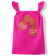 Girls Embroidered Sandals Tank Top - Island Spice