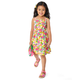 Girls Fruit Ruffle Dress - Festive Fruit