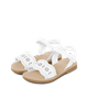 Girls Perforated Floral Sandals