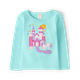 Girls Embroidered Castle Top - Unicorn Princess