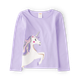 Girls Embroidered Unicorn Top - Unicorn Princess