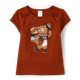Girls Embroidered Bear Top - Montana Mountain
