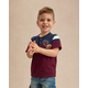 Boys Colorblock Varsity Henley Top - Campus Cuties