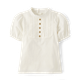 Girls Pintuck Crochet Lace Blouse - Magical Meadows