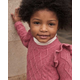 Girls Cable Knit Flutter Sweater - Highland Hills
