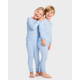 Kids Striped Snug Fit Cotton Pajamas