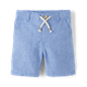 Kids Linen-Blend Pull On Shorts