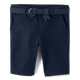 Girls Bow Belted Chino Shorts - Uniform