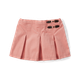 Girls Pleated Buckle Corduroy Skort - Highland Hills