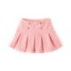 Girls Pleated Button Ponte Skort - Campus Cuties