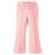 Girls Button Ponte Split Flare Jeggings - Little Essentials