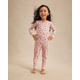 Girls Floral Snug Fit Pointelle Pajamas