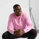 Suede Logo Men's Crew Neck Sweatshirt