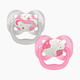 Dr. Brown's Advantage Pacifiers Glow-in-The-Dark (2 Pack) - Pink, 2, Stage 1