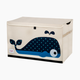 3 Sprouts Toy Chest - Blue Whale