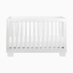 babyletto Modo 3-in-1 Convertible Crib with Toddler Bed Conversion Kit - White