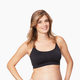 Cake Maternity Cotton Candy Seamless Sleep & Yoga Nursing Bra - Black, S