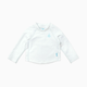 GREEN SPROUTS Eco Zip Long Sleeve Rashguard - White, 6 M