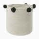 Lorena Canals Cotton Bubbly Basket - Natural/Black