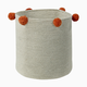 Lorena Canals Cotton Bubbly Basket - Natural/Terracota