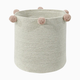Lorena Canals Cotton Bubbly Basket - Natural/Blush