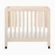 babyletto Origami Mini Crib - Washed Natural