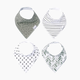 Copper Pearl Printed Bandana Bib Set (4-Pack) - Alta