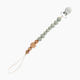 Loulou Lollipop Colorblock Wood & Silicone Pacifier Clip - Sage