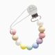 Loulou Lollipop Lolli Silicone Pacifier Clip - Cotton Candy