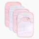Burt's Bees Baby Organic Lap Shoulder Bib (4 Pack) - Blossom